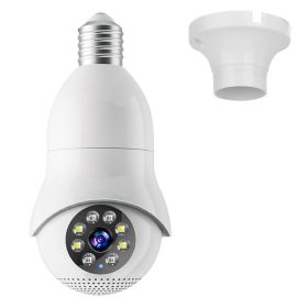 E27 WiFi Bulb Camera 1080P FHD WiFi IP Pan Tilt Security Surveillance Camera with Two Way Audio Night Vision Flood Light Motion Tracking Siren Functio E27 WiFi Bulb Camera 1080P FHD WiFi IP Pan Tilt Security Surveillance Camera with Two Way Audio Night Vision Flood Light Motion Tracking Siren Functio